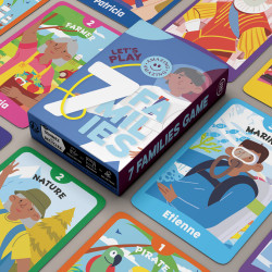 Jeu de cartes 7 familles - Jouet surprise pour menu enfant CHR