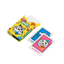 Gioco di carte con menu per bambini - Gioco del pettegolezzo CHR