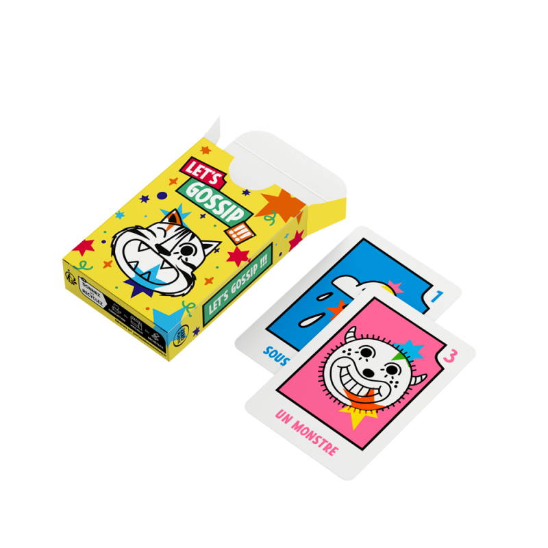 Juego de cartas «Menú infantil» - Juego «Let's Gossip» HoReCa
