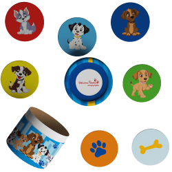 Memo Morpion - Regalo a sorpresa per il menu dei bambini e il kit di benvenuto