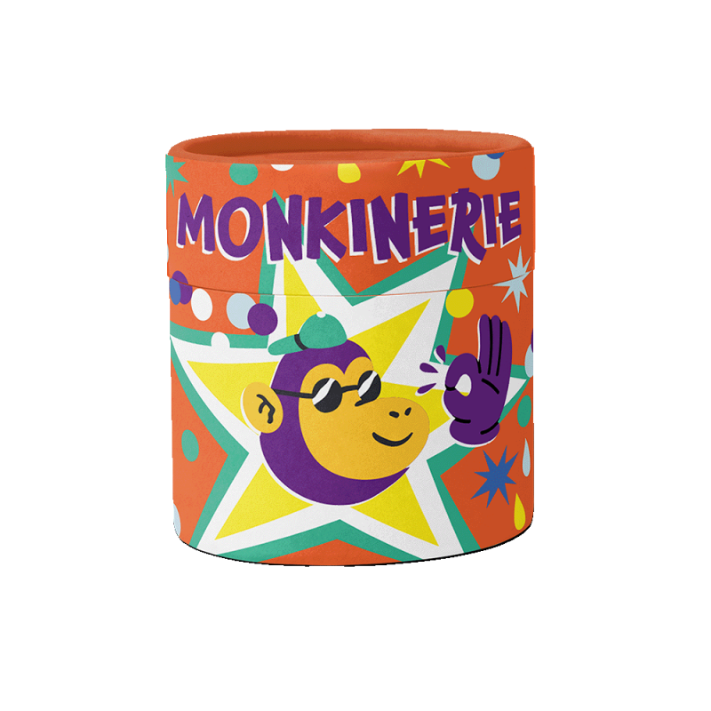 Le Monkinerie, o jogo do menu infantil - Jogo em formato de tubo para crianças