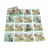 Mémo Morpion Cube - Eco-friendly 2-in-1 game for children's menu and Kit