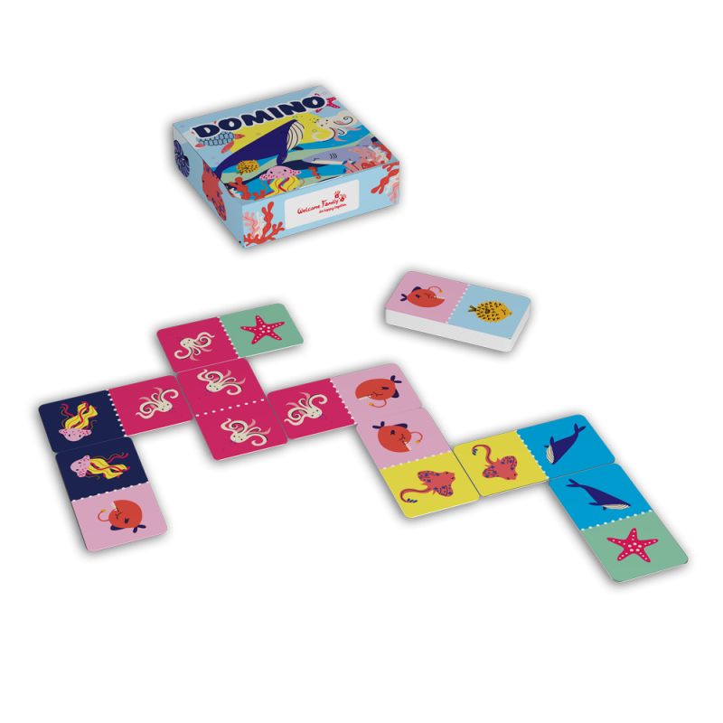 Gioco per bambini Domino - Gioco a sorpresa CHR - Regalo di benvenuto per bambini