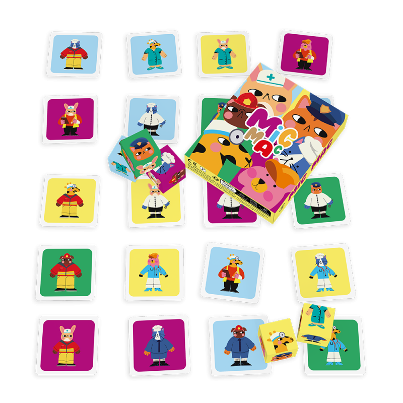 Gioco per il menu dei bambini - Mic Mac giocattolo per i CHR