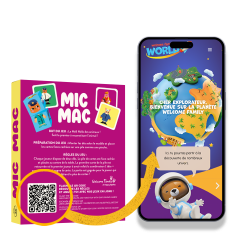 Qrcode sur le jeu du menu enfant jeu en ligne