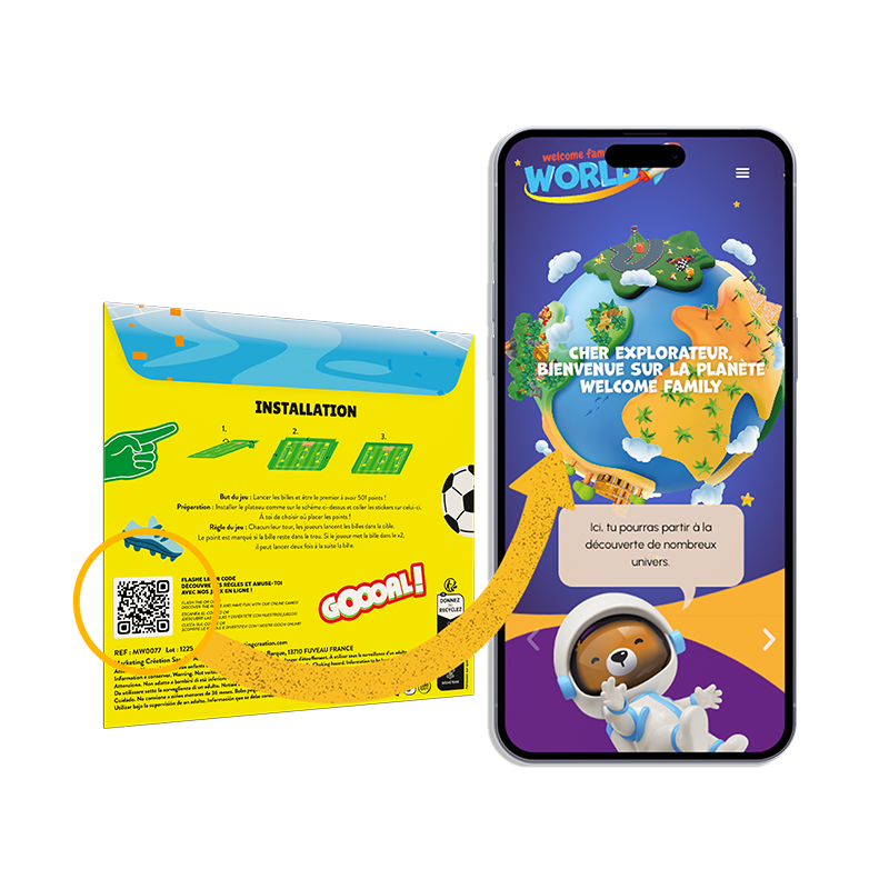 Le Target el juego infantil divertido y educativo - Menú infantil Restaurante