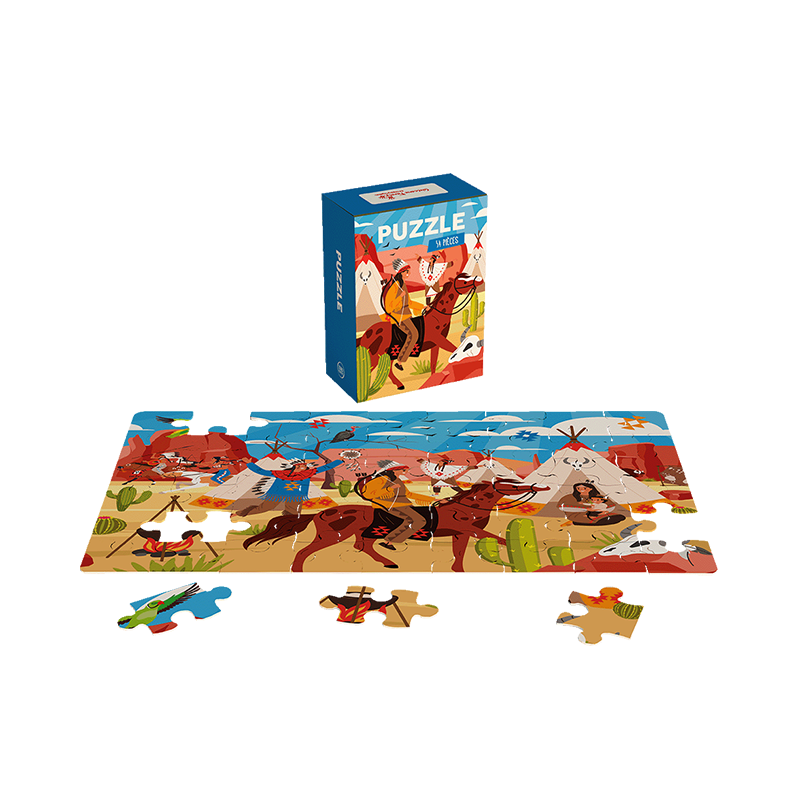 Menu para crianças com puzzle de 54 peças - Puzzle Kit d'Accueil Enfant