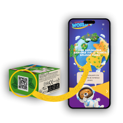 qrcode toupie menu enfant jeu