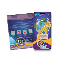 Memomap - Juguete menú infantil cero plástico - Regalo de bienvenida