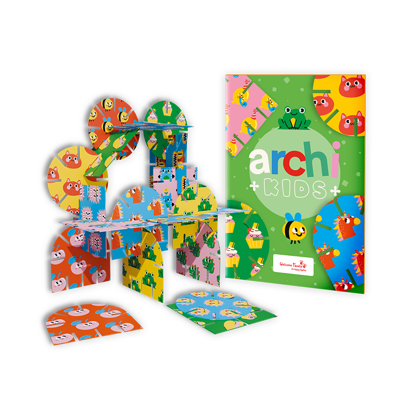 Jogo do menu surpresa para crianças - Jogo de construção ArchiKids