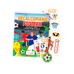 Abziehbild - Überraschungsspiel Menü Kind Fußball