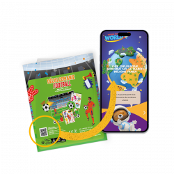 Decalque - Jeu surprise menu enfant Football