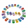 Carro com retrofricção de 5 cm - Brinquedo infantil pequeno - Welcome Family