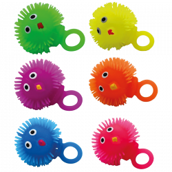 Puffer visage bague 5,5 cm - Cadeau menu enfant - Welcome Family