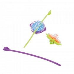 Fighting tops with launchers - Children's menu toy - Welcome Family