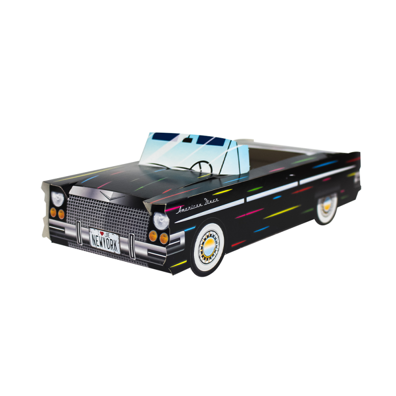Cadillac children's menu box, mixed models, for restaurant, snack bar