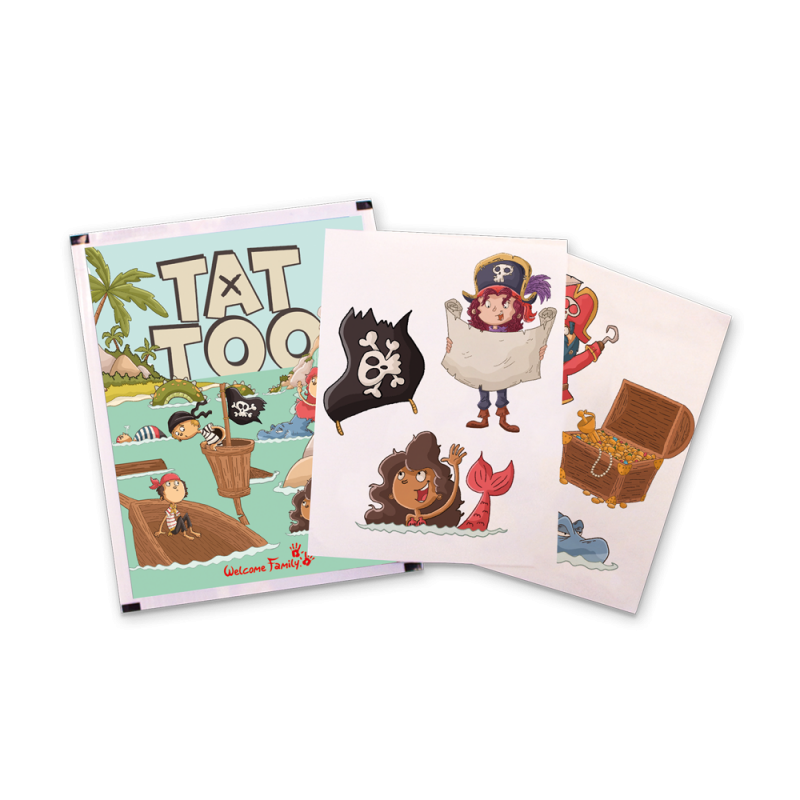Tatuaje temporal para niños - Regalo para el menú infantil