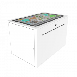 Interaktiver 32-Zoll-Touchscreen-Tisch für die Kinderecke – Welcome Family