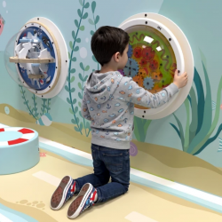 Spinball 60 cm Round Wall Game for Kids Corner - Welcome Family