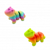 Kinderprämie – Kleines Regenbogen-Einhorn in zweifarbiger Mischung