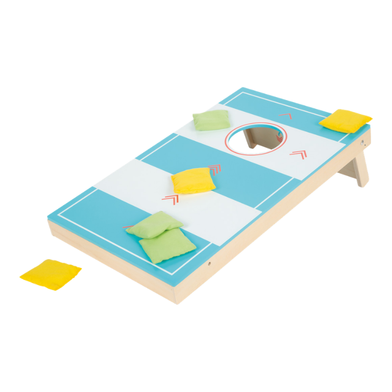 Cornhole: juego en equipo y Rincón infantil
