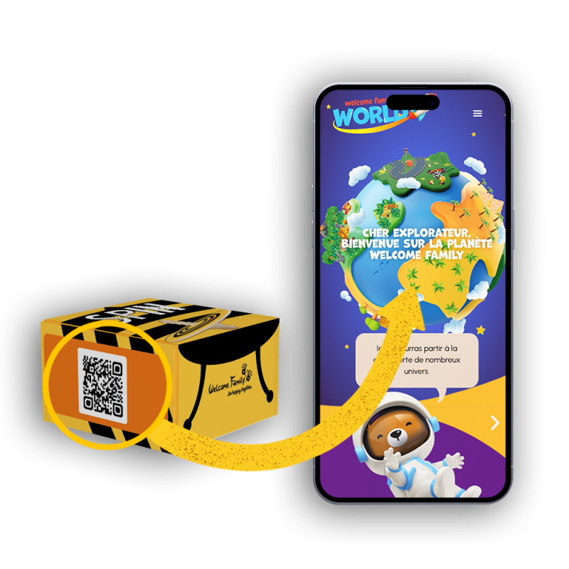 qrcode toupie menu enfant jeu