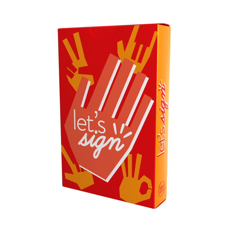 Kartenspiel Menü Kind - Let's Sign Zeichensprache - Spiele HoReCa