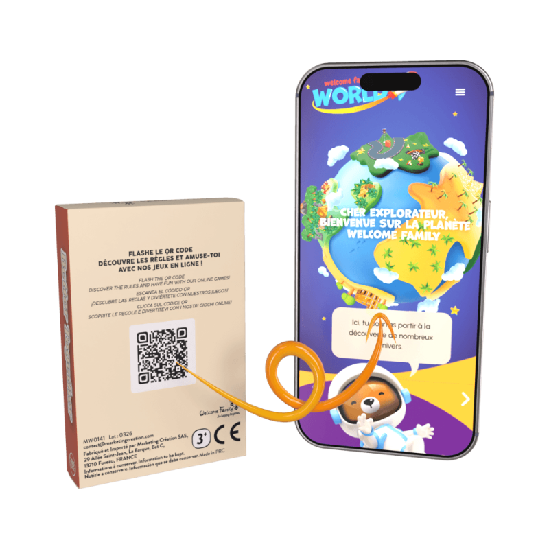 qrcodes jeu de cartes Better together jeu surprise enfant