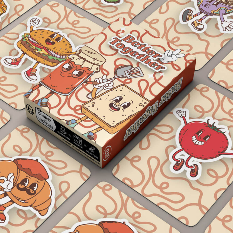 Better Together children's menu card game - Children's restaurant goodies