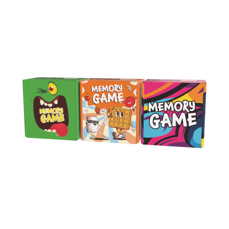 memory game jeu surprise pour menu enfant format cube