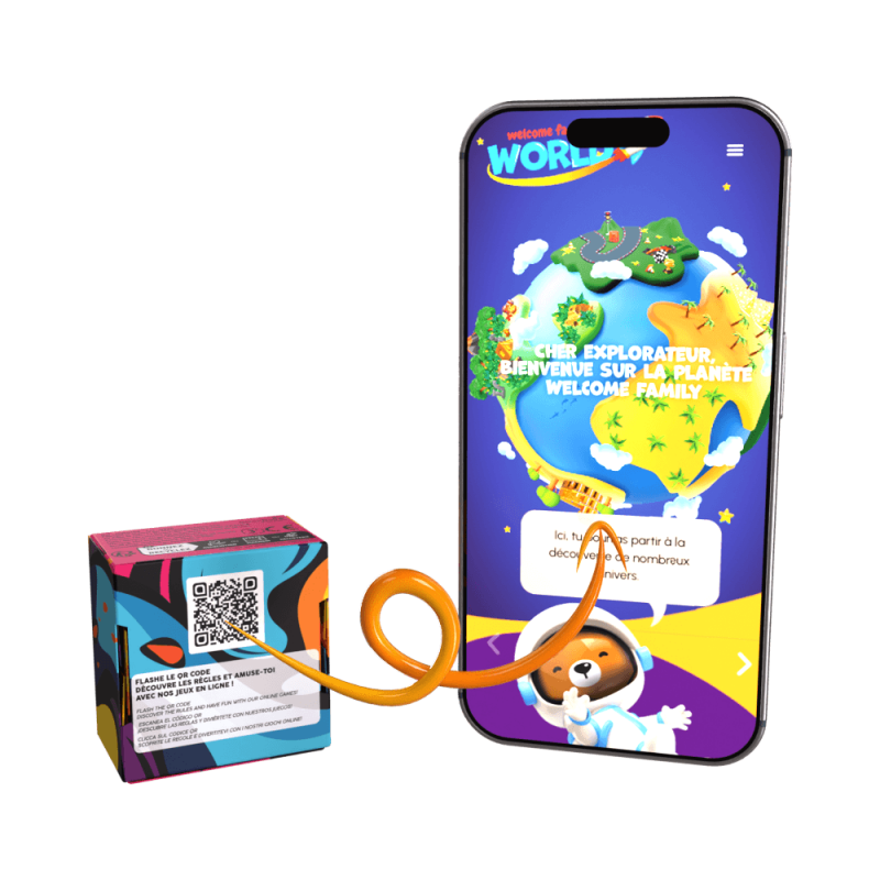 Memo Morpion Cube – Juego 2 en 1 ecológico para el menú infantil y el kit