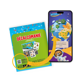 Décalcomanie - Jeu surprise menu enfant Football