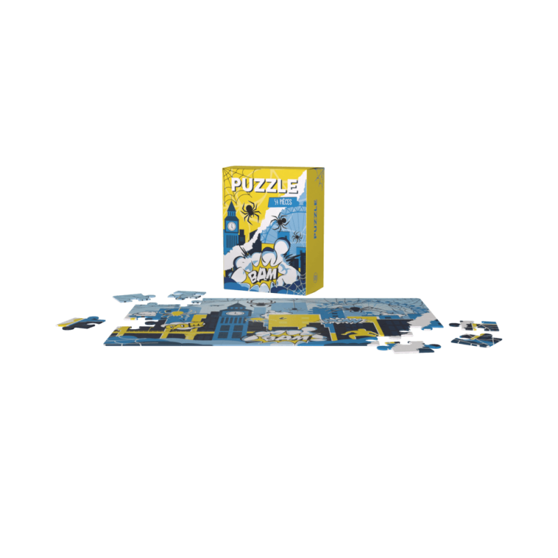 Menú infantil con rompecabezas de 54 piezas - Kit de bienvenida para niños con rompecabezas