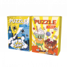 Menu infantil com puzzle de 54 peças - Kit de Puzzle para o Acolhimento Infantil