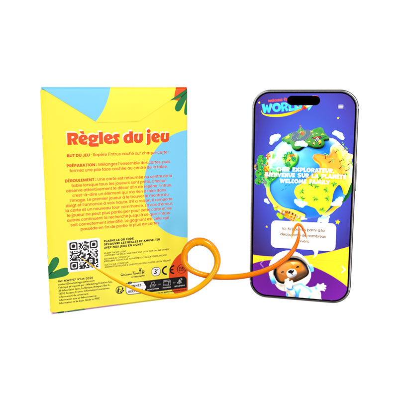 qrcode sur intrus express pour jeux digitaux