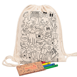 Cotton string bag to color | Children's products | CHR