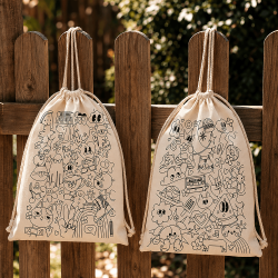 Cotton string bag to color | Children's products | CHR