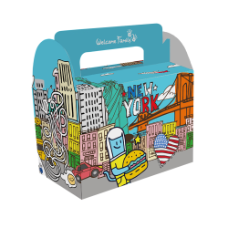 New Yorker Kindermenübox, für Restaurant, Snack, Fastfood