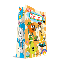 Sacchetto Kraft “Fruit” per menu bambini - Confezione per prodotti di benvenuto per bambini
