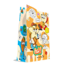 Saco Kraft de fruta para menu infantil - Embalagem de produtos de boas-vindas para crianças