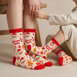 Custom Socks for Adults and Children - Welcome Family