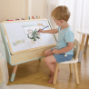 tableau magnétique enfant support bibliothèque