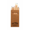 Personalized box of 6 crayons, advertising goodies for children