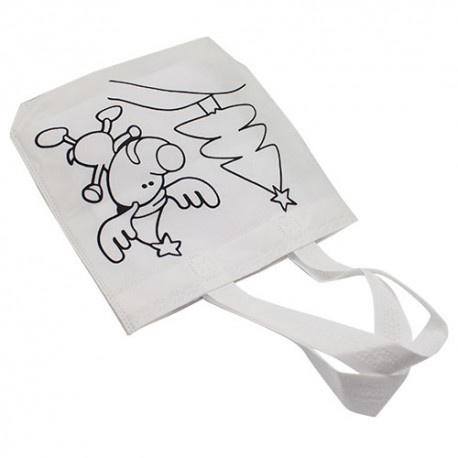 Christmas coloring bag