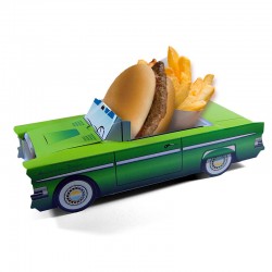 Scatole di menu per bambini, modello Cadillac, variegato, Welcome Family