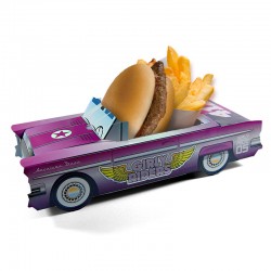 Menüboxen für Kinder Modell Cadillac, gemischt, Welcome Family