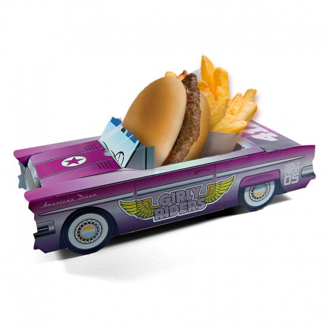 Menüboxen für Kinder Modell Cadillac, gemischt, Welcome Family