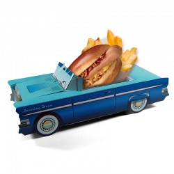 Menüboxen für Kinder Modell Cadillac, gemischt, Welcome Family