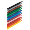 Feutre pointe large assortiment de 12 couleurs pour les enfants