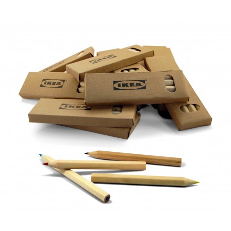 Caja de 4 lápices, personalizable con logotipo